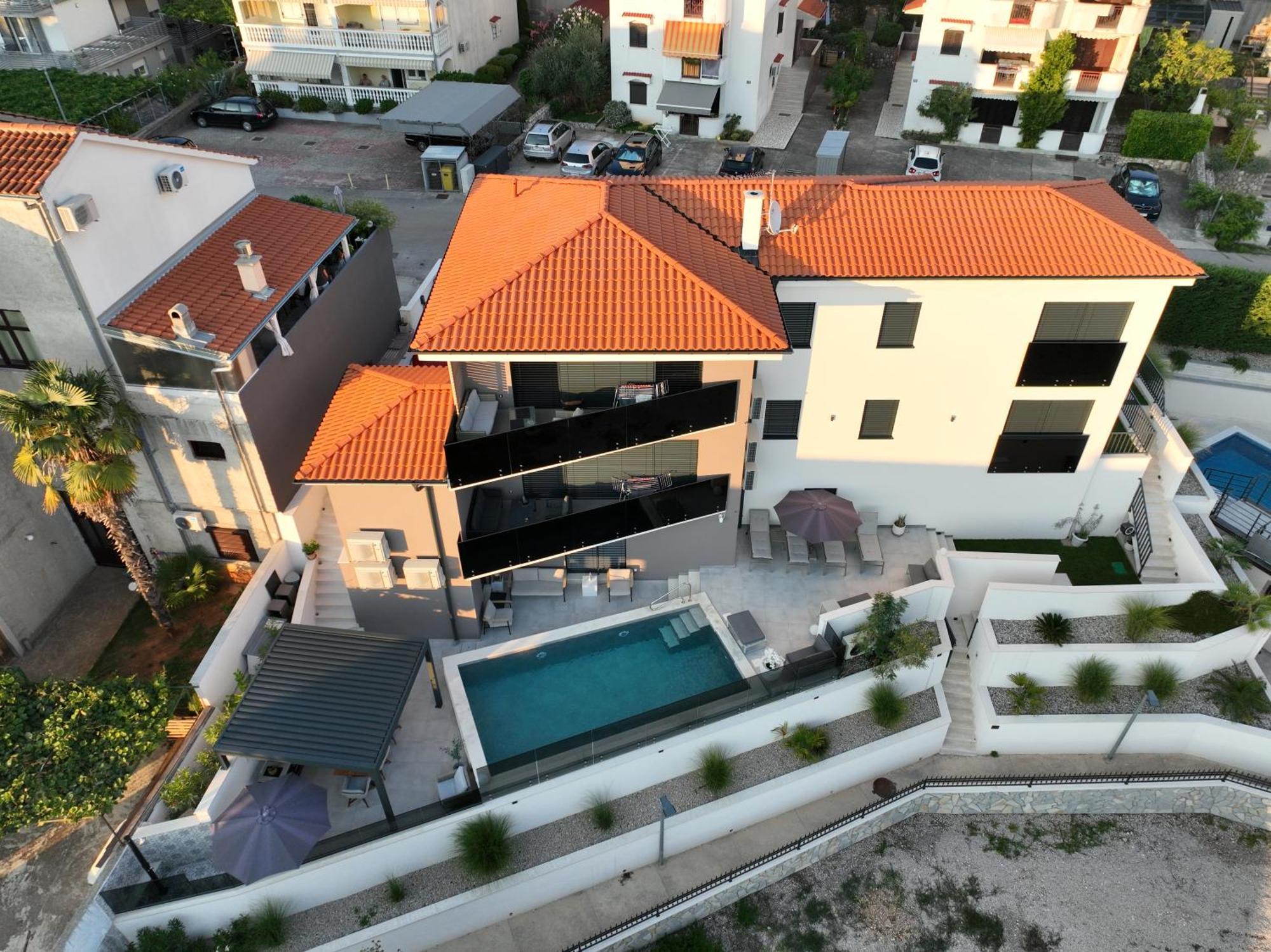 Villa Aurea Apartments Malinska De Luxe Exterior foto