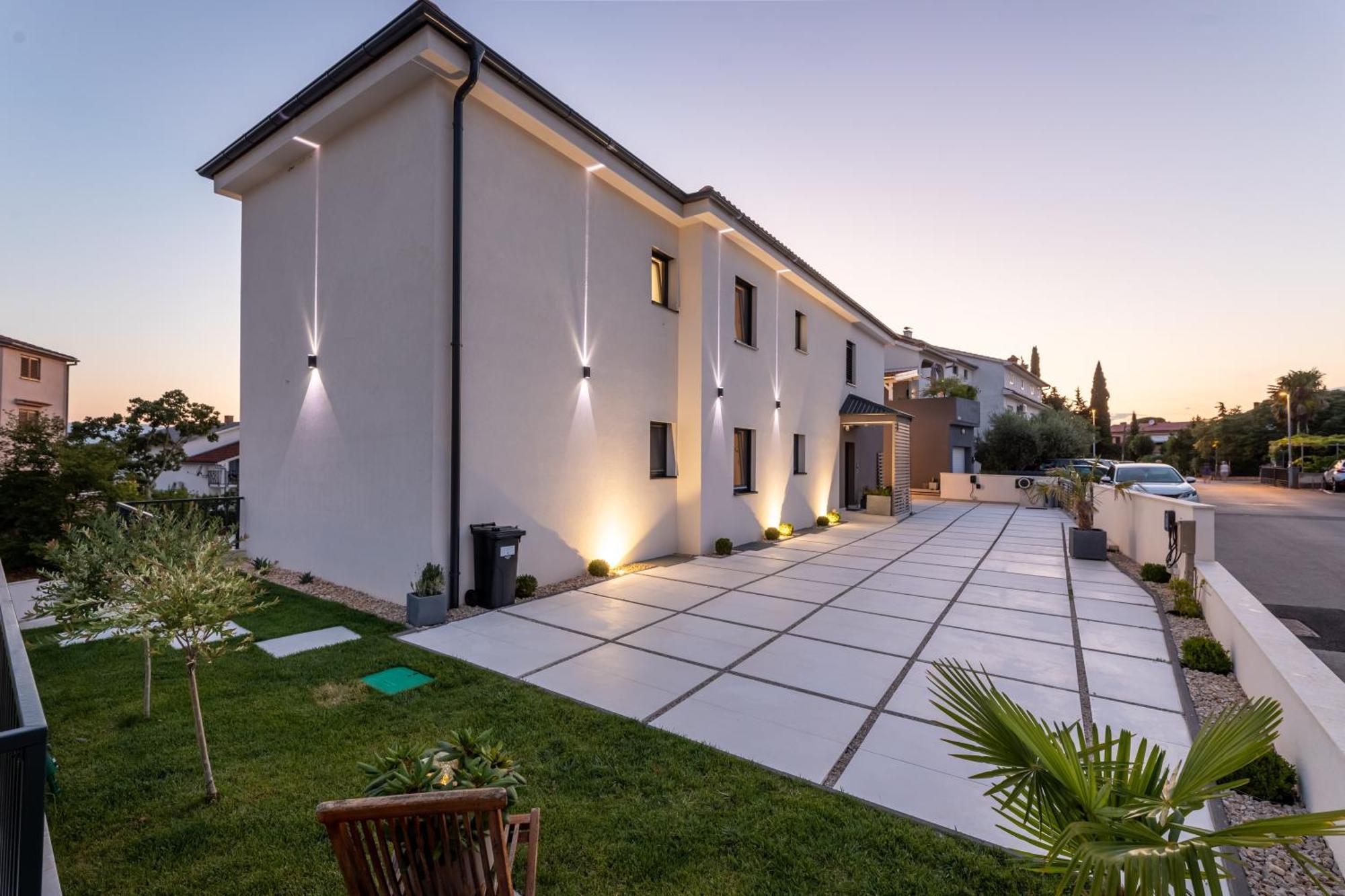 Villa Aurea Apartments Malinska De Luxe Exterior foto